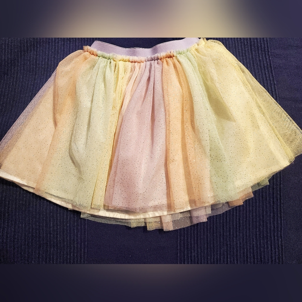 365 Garanimals Rainbow Tulle Sparkle Skirt, Sz 5